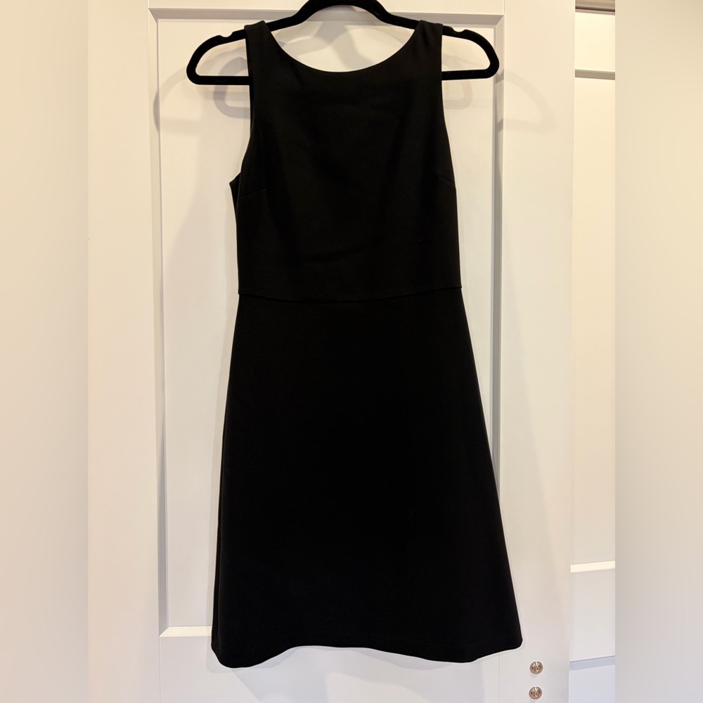 Theory Little Black Dress with Tie Back